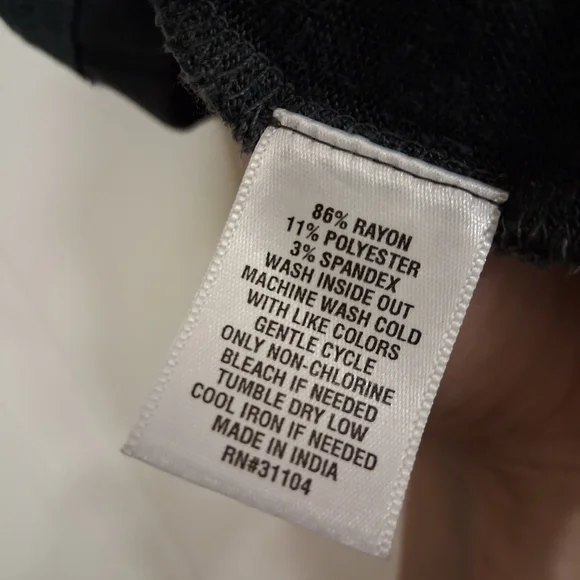 Wonderly Slate Gray Long Sleeve Top - Picture 11 of 11